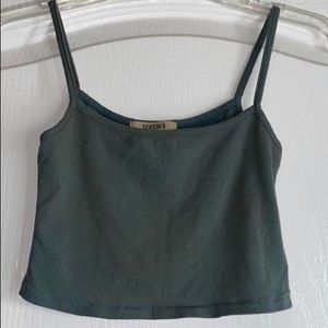 Yeezy season 6 Glacier blue cami crop top tank sleeveless XS